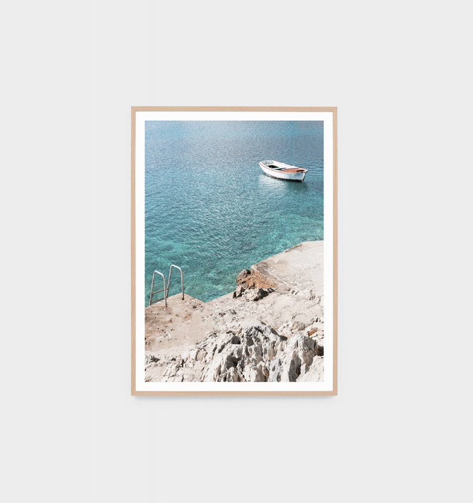 Croatian Sailboat Framed Print - Product Image