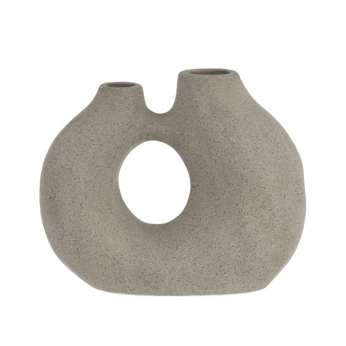 Entrada Vase in Grey - Product Image