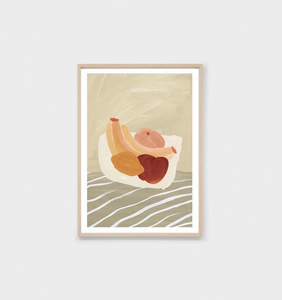 Fruit Portrait Sage 2 Framed Print - Product Image