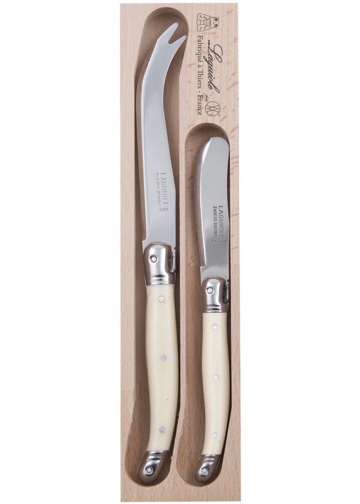 Debutant 2 Piece Cheese Set - Ivory - Product Image