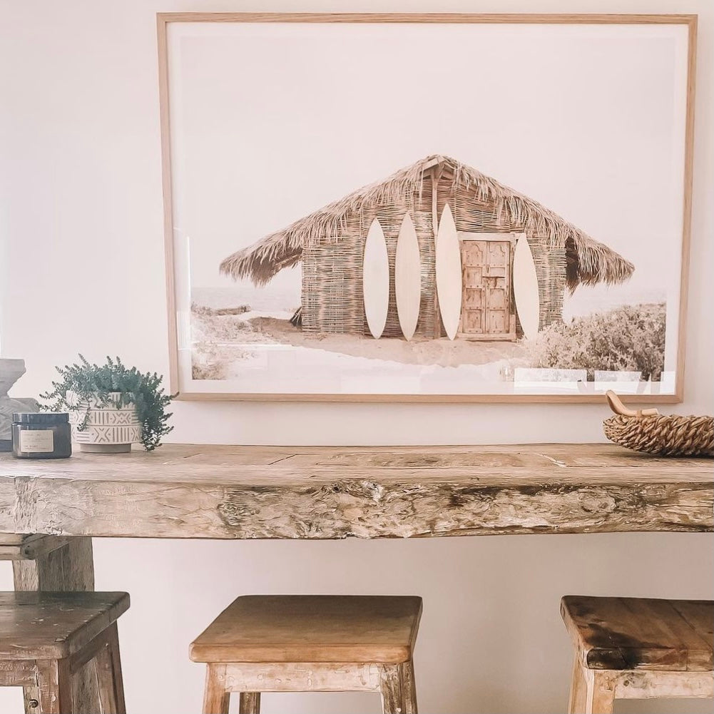 Surf Hut Framed Print - Product Image