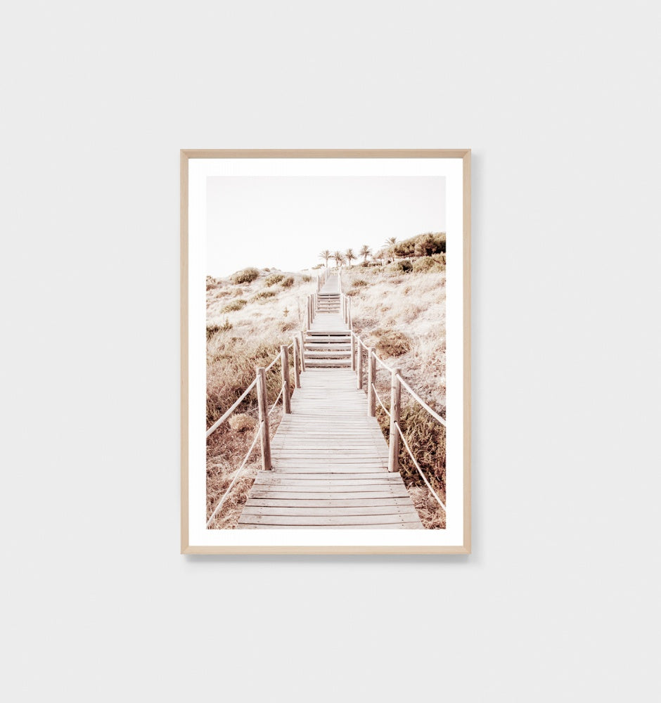 Island Boardwalk Framed Print - Product Image