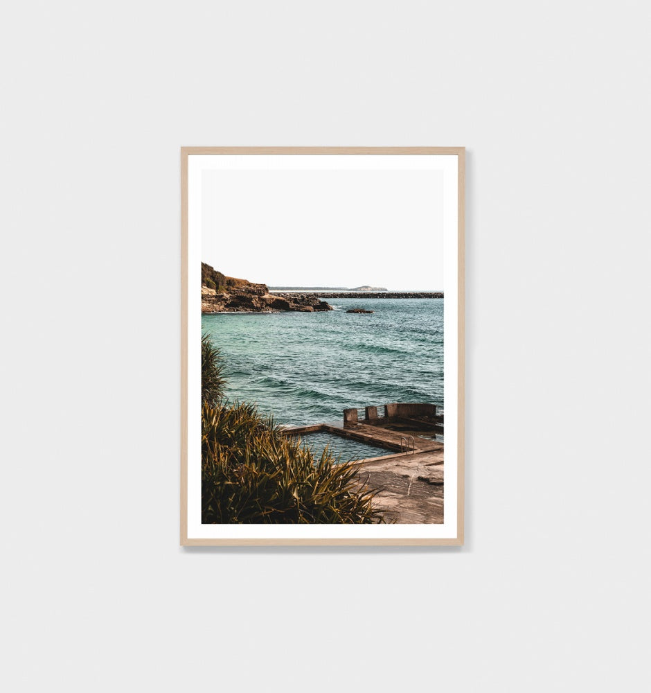 Secluded Swim Framed Print - Product Image