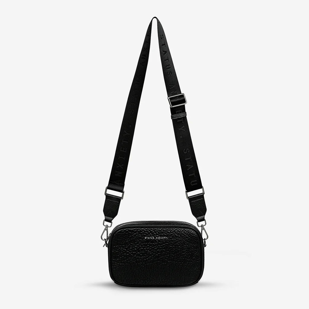 Plunder with Webbed Strap - Black - Product Image