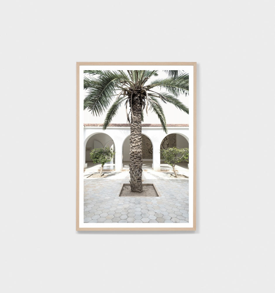 Villa Morning Framed Print - Product Image